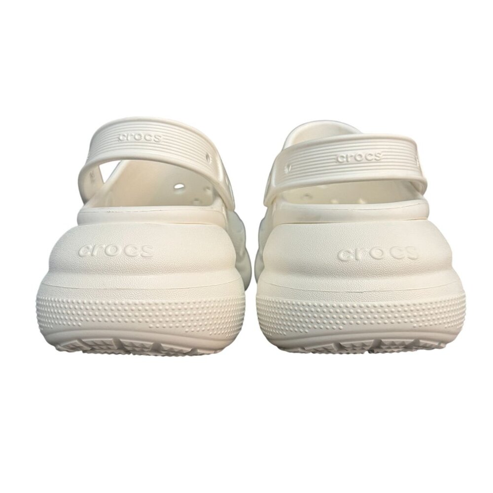 Crocs Unisex Classic Crush Platform Clogs White, Size 9/M 11/W NWOB - Picture 5 of 10